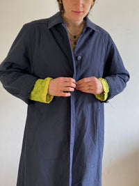 Trenchcoat Vintage Kem Unisex Layering Unisex Coat – L