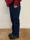 Vintage Stretchy Disney Jeans Donald Duck & Daisy Embroidered Blue Pants - S