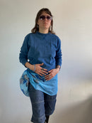 Scarf Vintage Blue Butterfly Neck & Head Spring Women – One Size