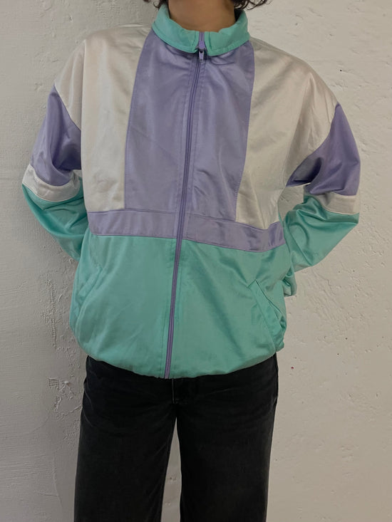 Vintage Style Blue Wings Sport Jacket – Blue – S