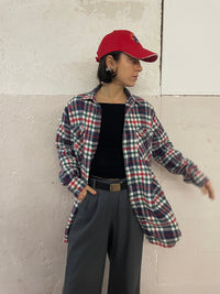 Stoffhemd sehr schöne Farben Kombi Unisex - Kleiderhaufen - Default Title