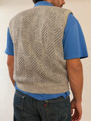 Pullunder Cassan Grey Wool & Alpaca Blend Unisex  – L