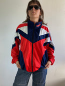 Track Jacket Vintage Red Blue White Puma Unisex – M