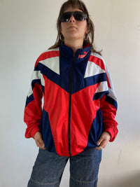 Track Jacket Vintage Red Blue White Puma Unisex – M