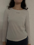 Tom Tailor Slim Fit Longsleeve White – M