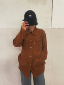 Brown Wesley Shirt - Kleiderhaufen - Default Title