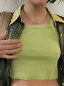 Langarm grüne Bluse - Kleiderhaufen - Default Title