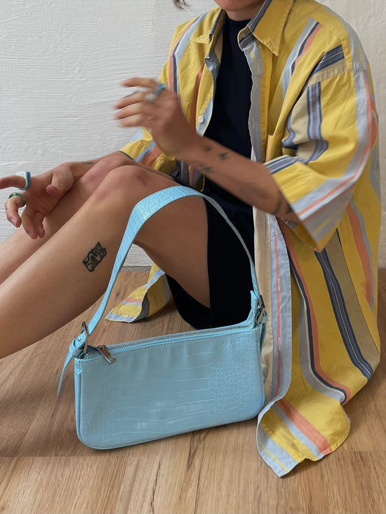 Gelbes Kurzarmhemd M/L