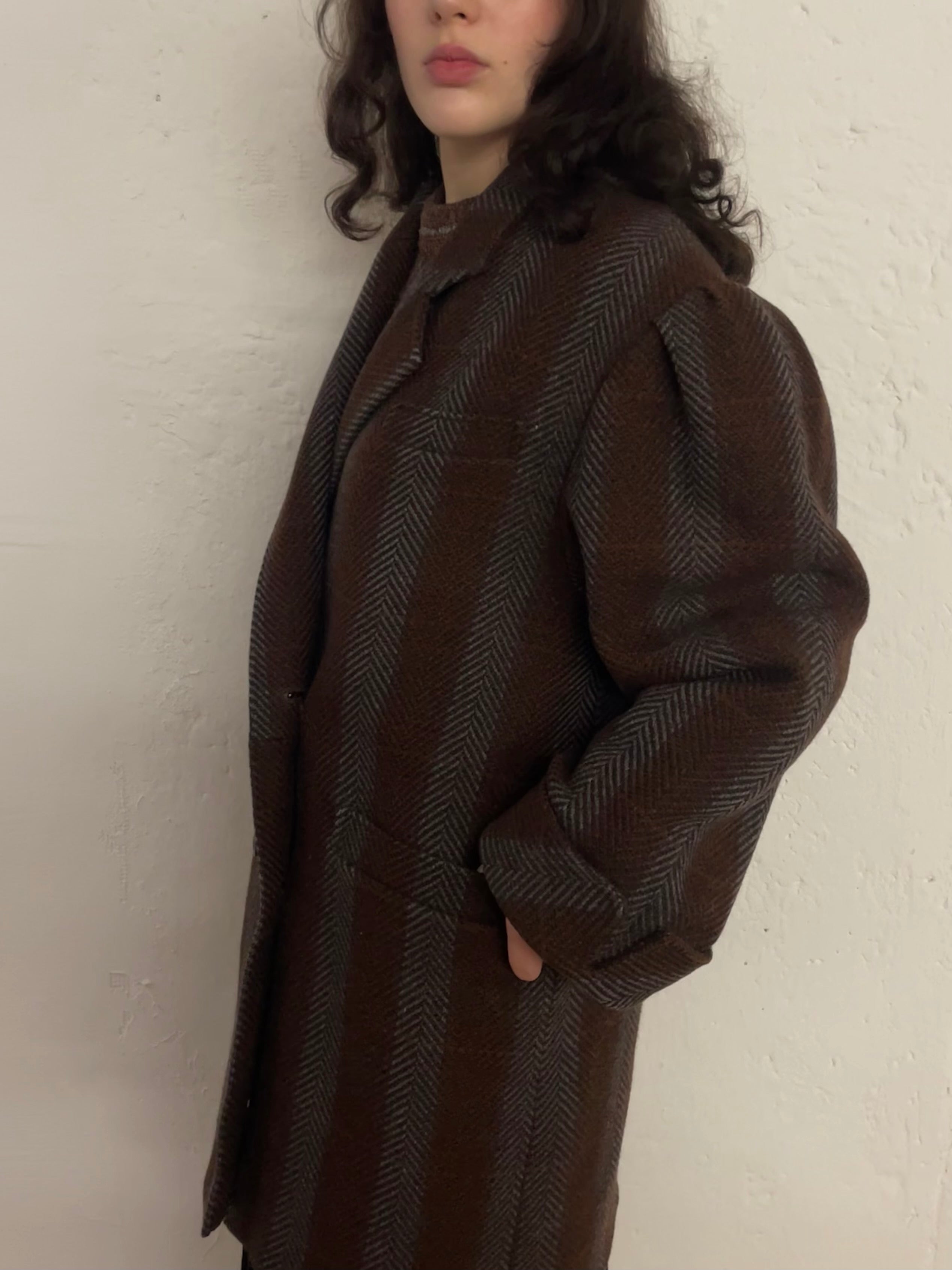 Vintage Makyta Luxury Coat Wool Blend Winter – L
