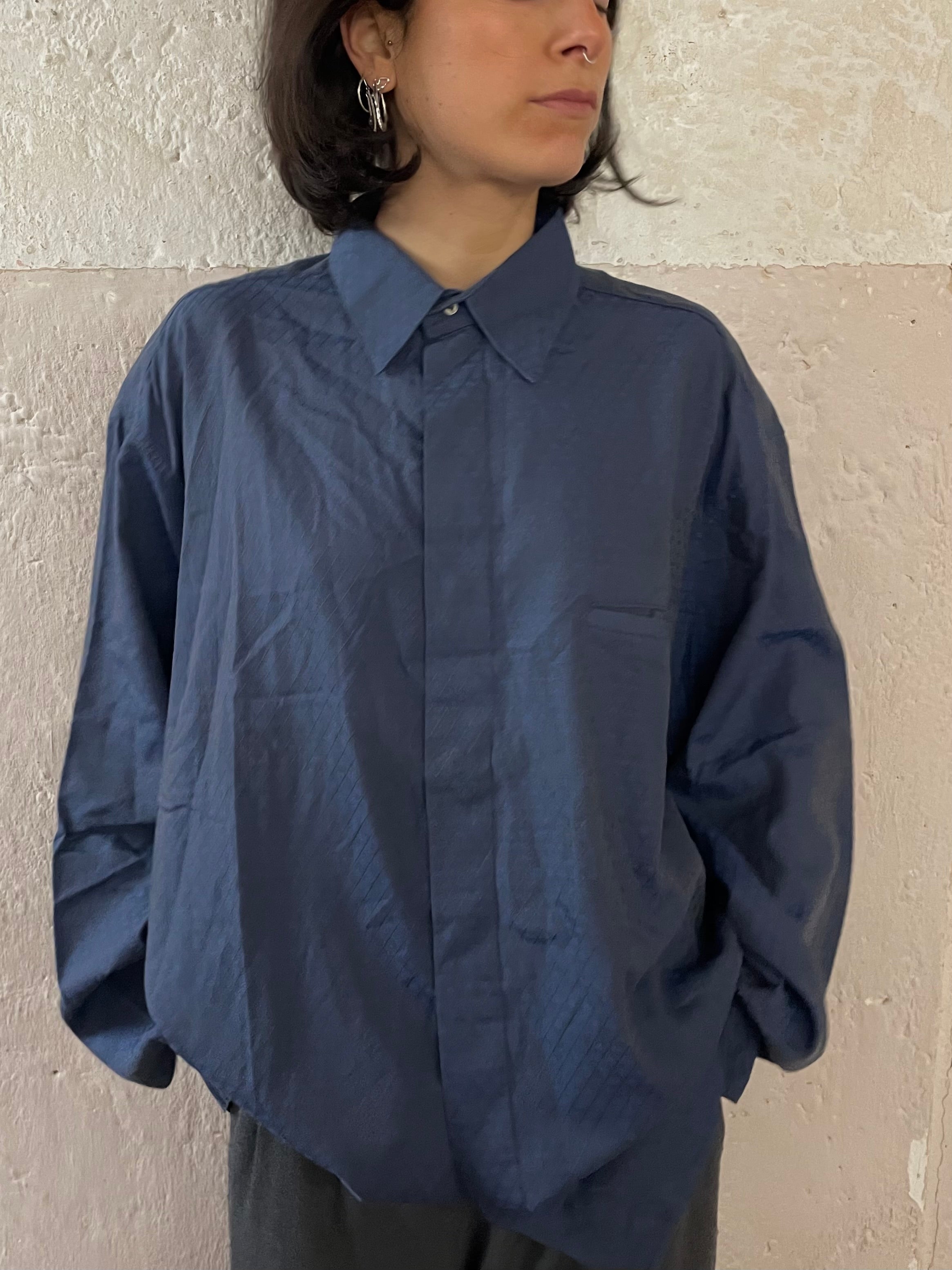 Französisches Langarm Hemd - Kleiderhaufen - Default Title