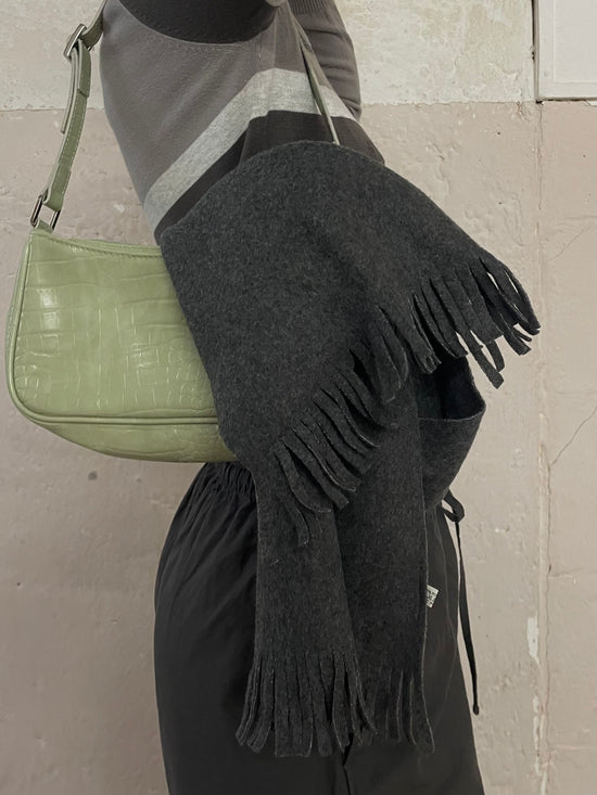 Lightweight Scarf Mid-Length Grey – One Size