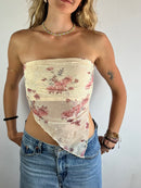 Top Shirt Summer Cider Top Beige Polyester – XS