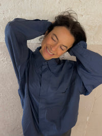 Französisches Langarm Hemd - Kleiderhaufen - Default Title