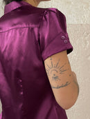 Violette Y2K Bluse - Kleiderhaufen - Default Title