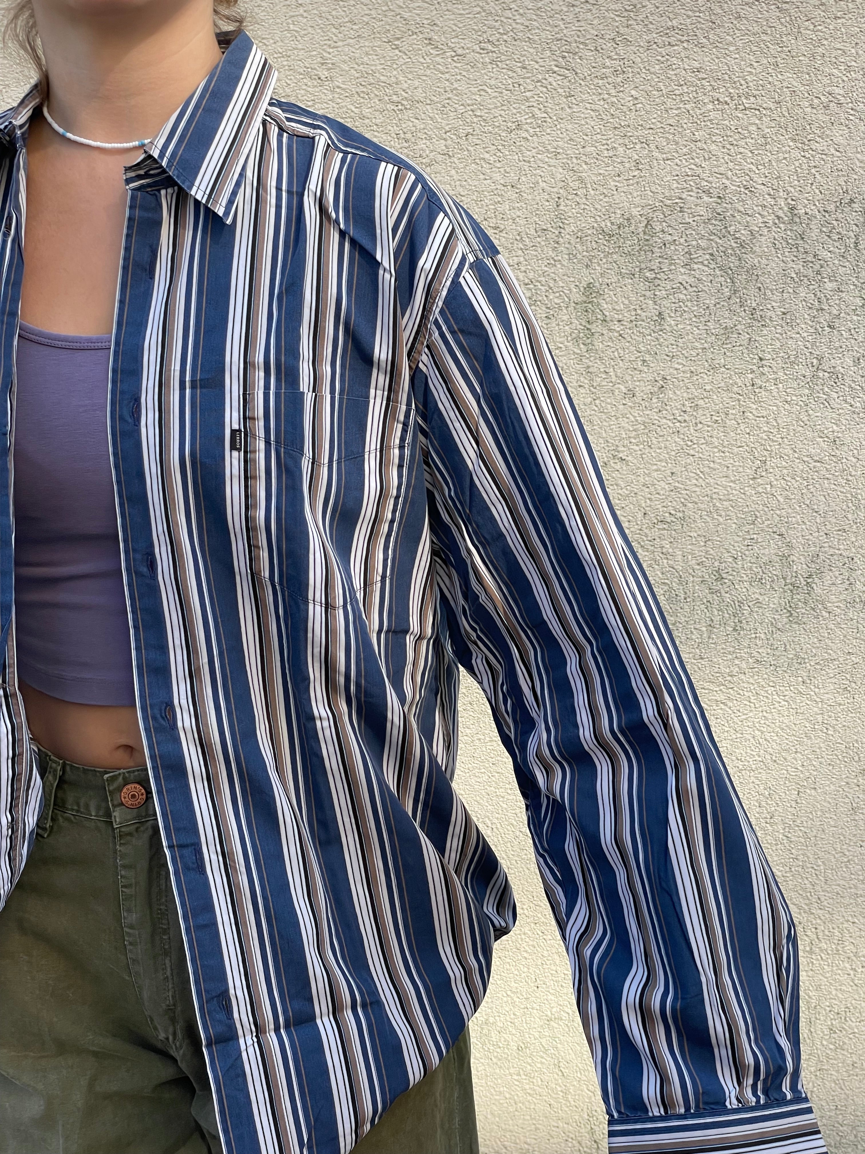 Striped Longsleeve Shirt - Kleiderhaufen - Default Title