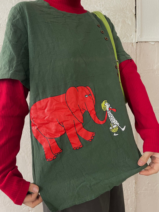 Vintage T-Shirt Front Print S/M