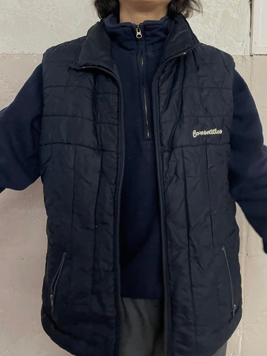 Schwarze Outdoor Weste