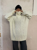 Beautiful White & Cream Winter Sweater - Kleiderhaufen - Default Title