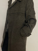 Vintage Wool Coat Oversized Grey – M / L