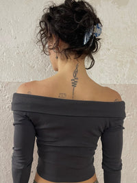 Clockhouse Schulterfreies Top M - Kleiderhaufen - Default Title