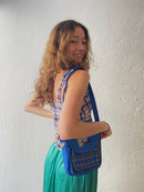 Kariertes Y2K Top mit schnürung S/M - Kleiderhaufen - Default Title