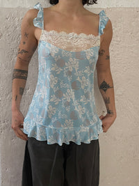 Y2K Rüschen Top S/M - Kleiderhaufen - Default Title