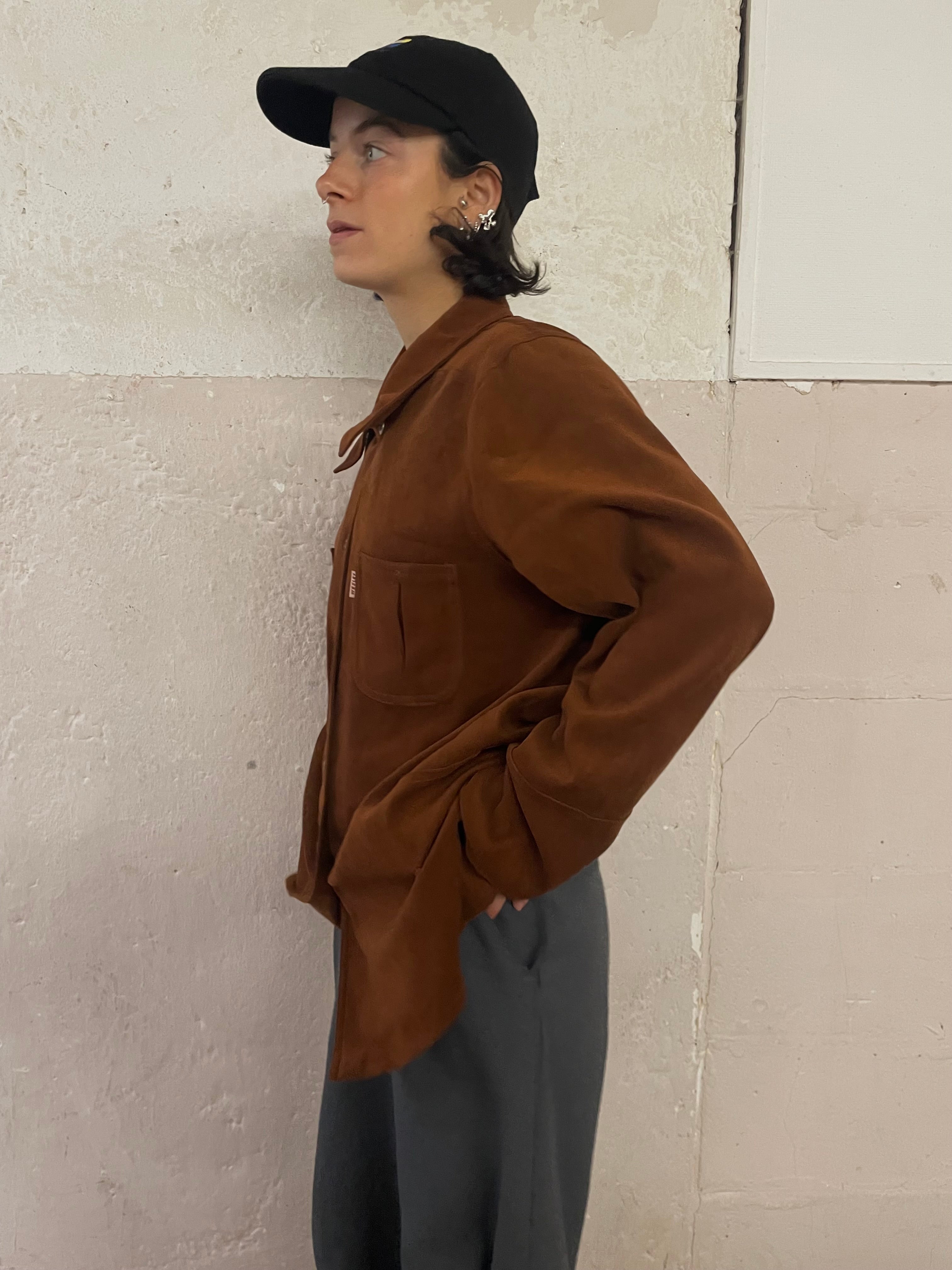 Brown Wesley Shirt - Kleiderhaufen - Default Title