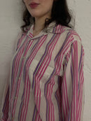 Vintage Lightweight Claudio Long Sleeve Shirt Pink – M