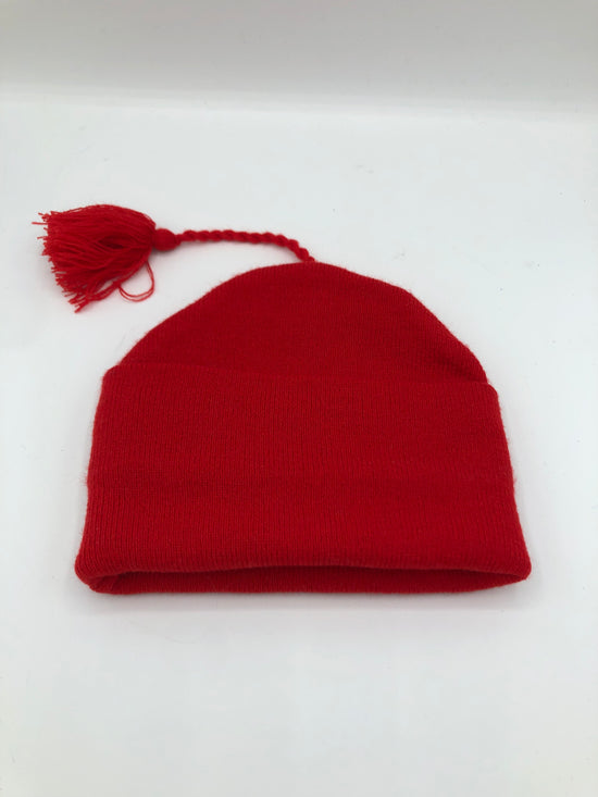 Rote Mütze kuschelig