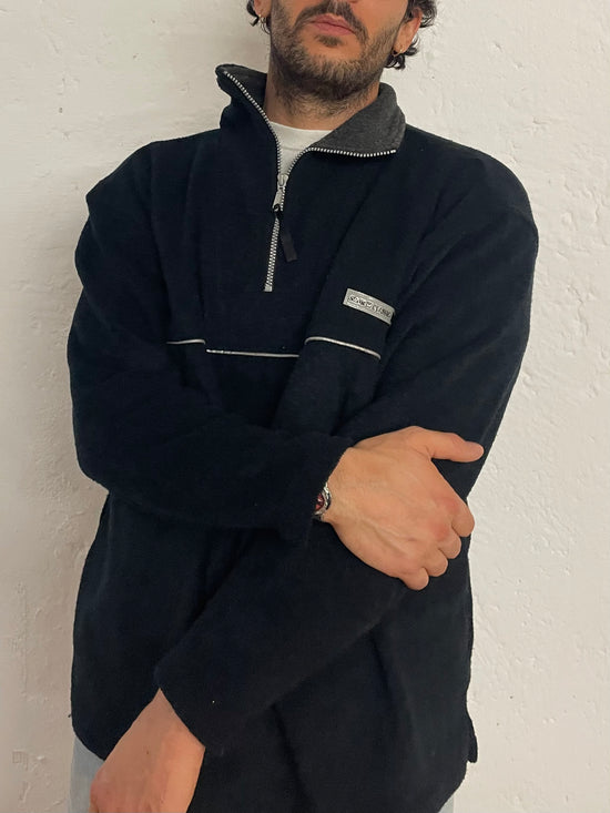 Vintage SHAMP Sweater Sports Black – L