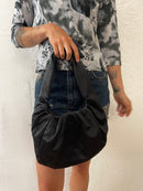 Vintage Black Shoulder Bag – One Size