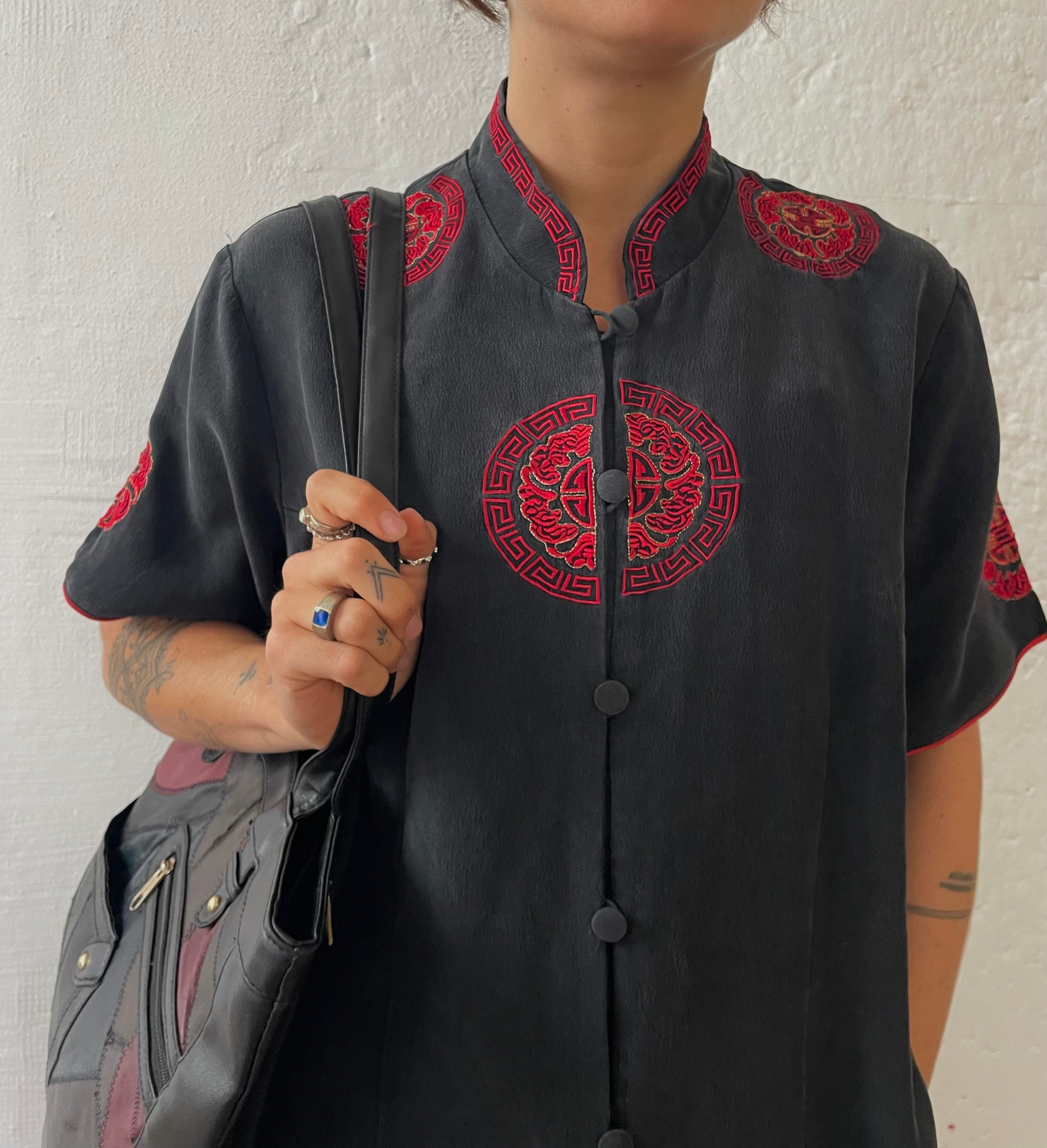 Vintage Sommer Bluse M