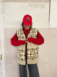 Vintage Reine Schurwolle Weste - Kleiderhaufen - Default Title