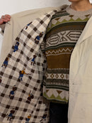 Warm Trenchcoat Light Grey Sleeve Details – M