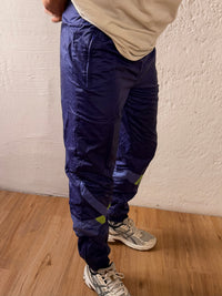 Vintage Unisex Sport Pants Adidas Purple Elastic Waist – L