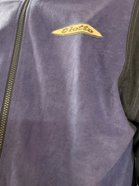 Vintage Jacket Lotto Purple & Black Logo Details & Adjustable Waistbands Unisex – L