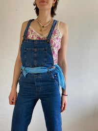Overall Vintage Dungarees Blue Cotton Struggle’s UnisexPants – 32/34