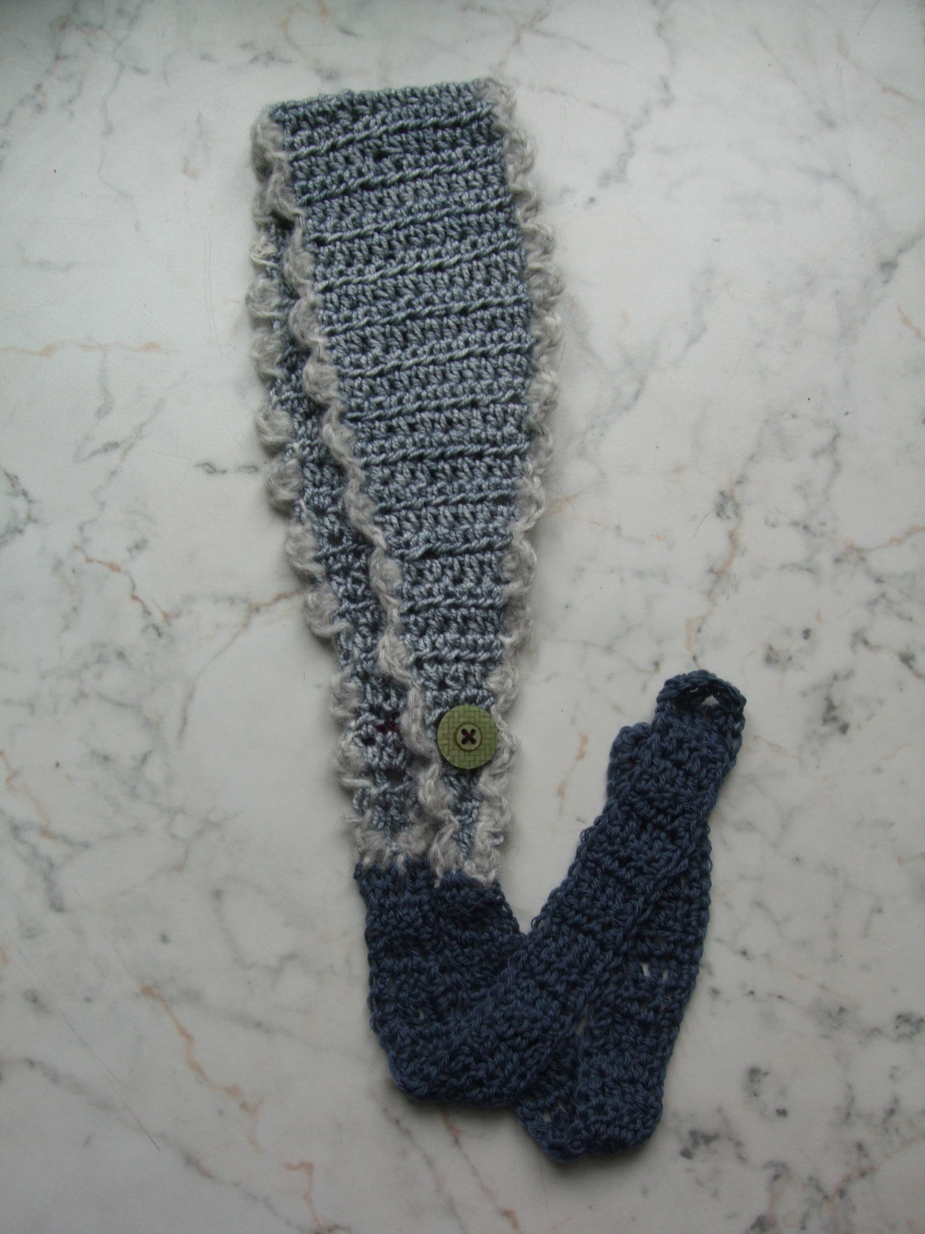 Handmade Merino Wool Cashmere Silk Bonnet Misty Silver Grey Light Grey Navy – One Size