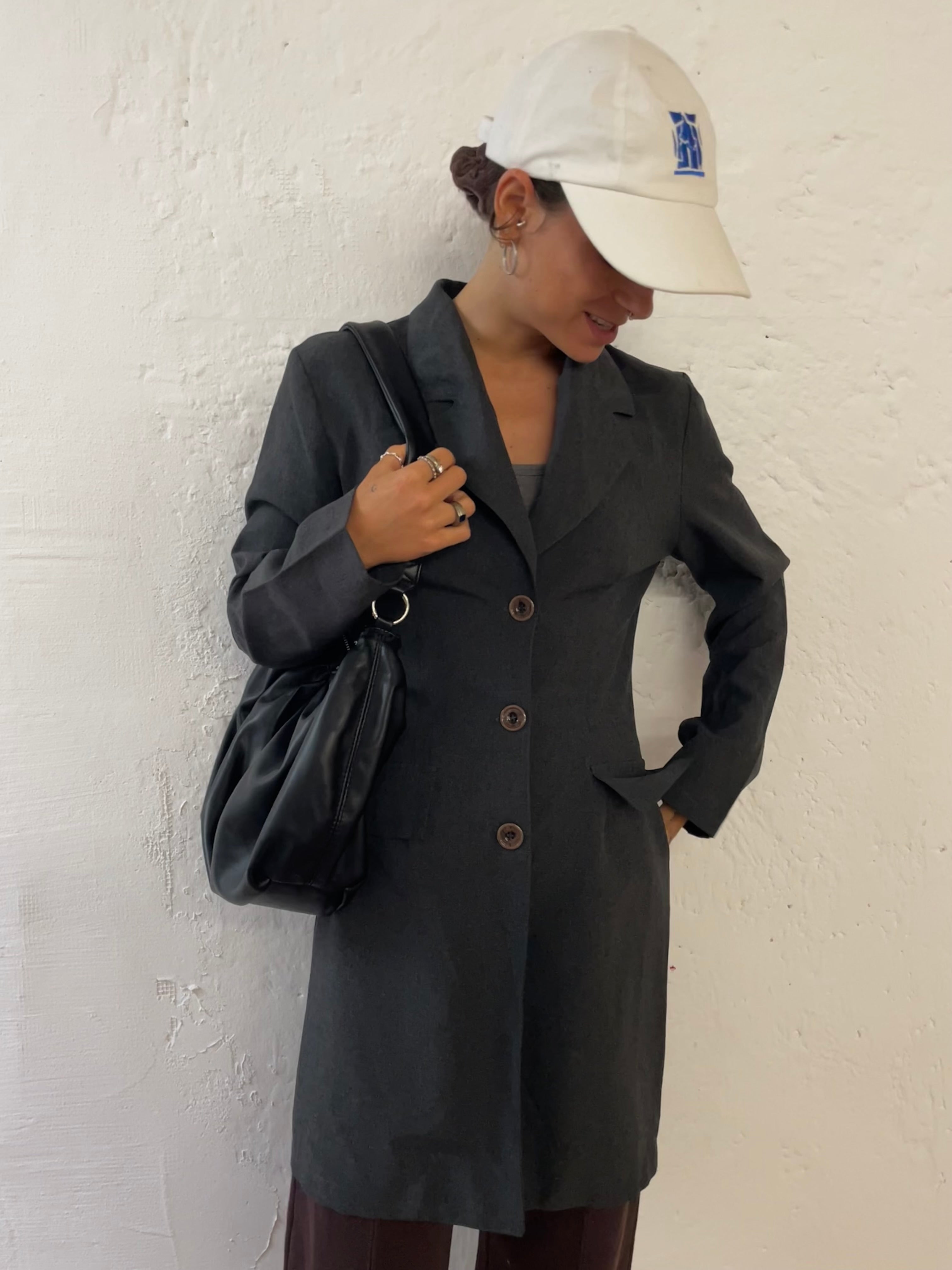 Dunkelgrauer Blazer M