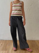 Y2K Top mit Glitzerkrone S - Kleiderhaufen - Default Title