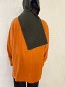 Checked Scarf Green & Black – Mid Length Lightweight