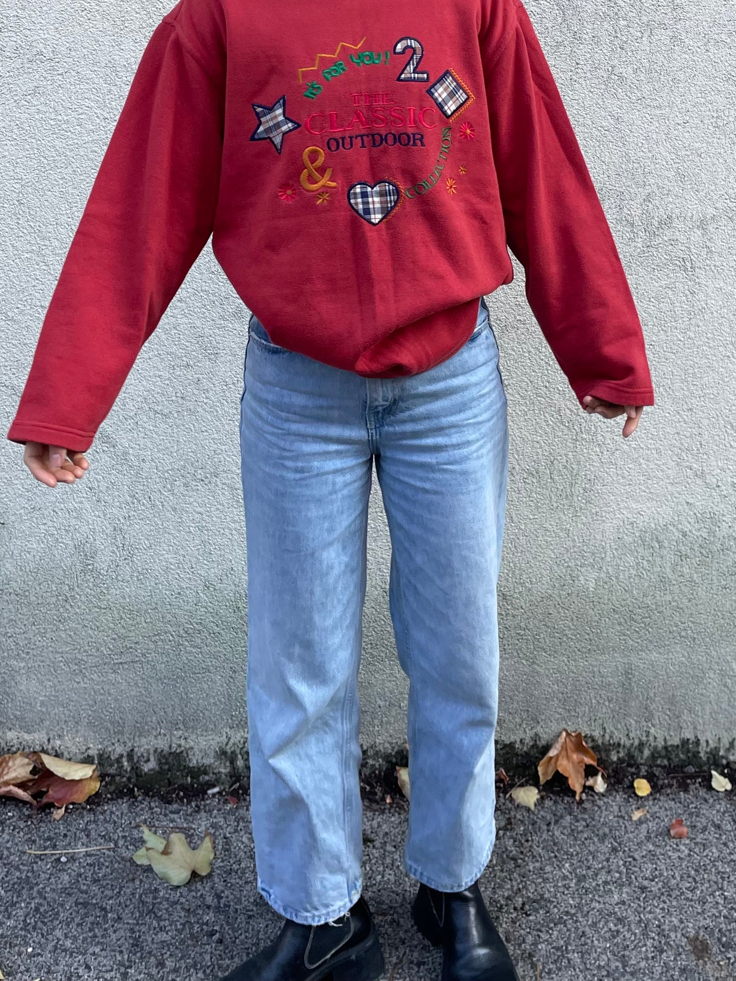 Pullover with Front Stitching - Kleiderhaufen - Default Title