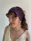 Earmuffs Vintage Purple Pink Wool Unisex – One Size