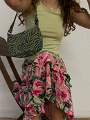 Blumen Rock M - Kleiderhaufen - Default Title