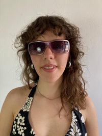 Sunglasses Pink Benetton Fashion No UV Protection Women