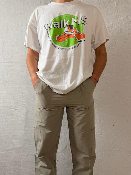 Unisex Pants Yokoo Beige Stretch Waist Adjustable Drawstring – L