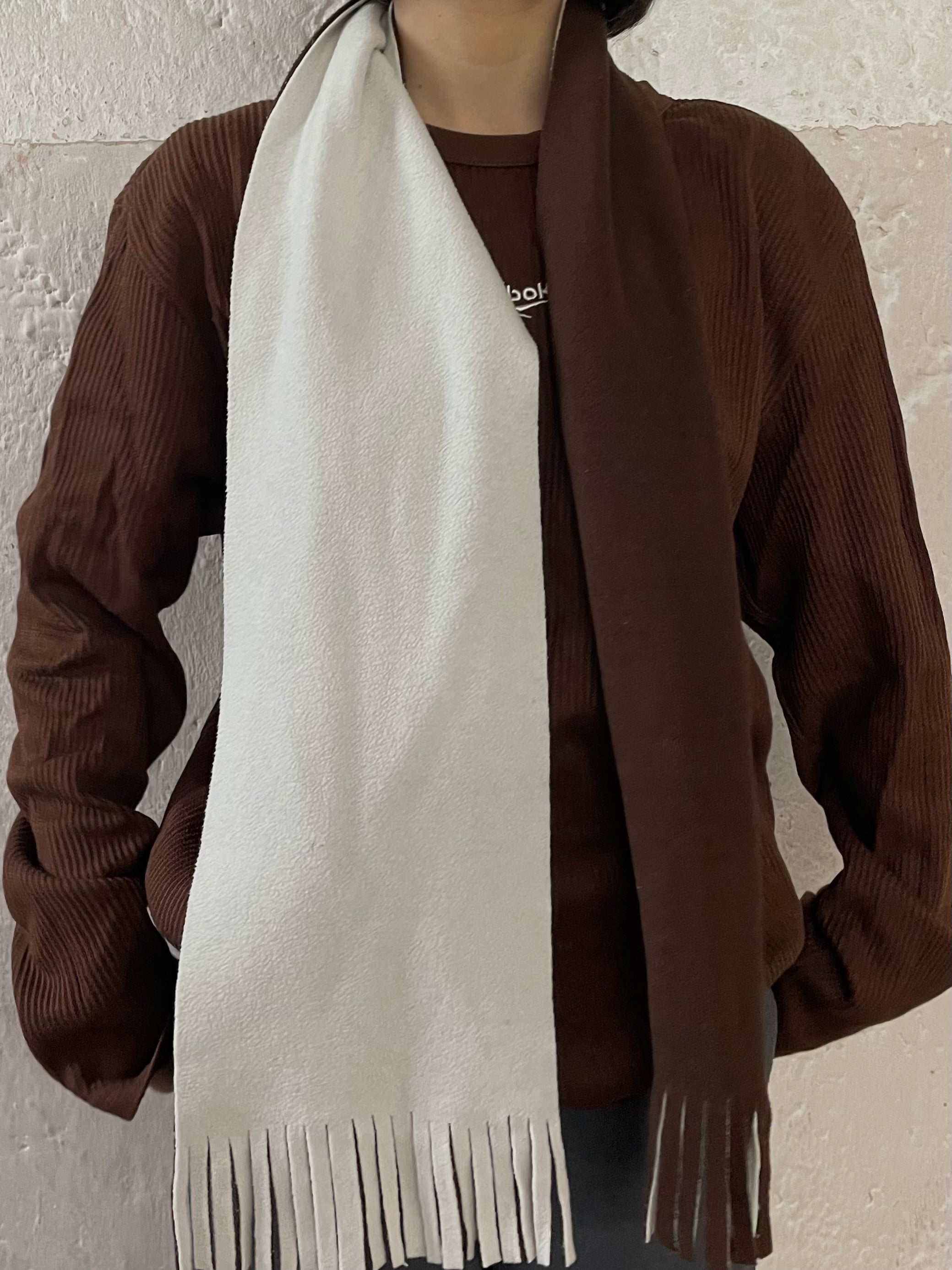 2 für 1 Schaal braun & weiß - Kleiderhaufen - Default Title