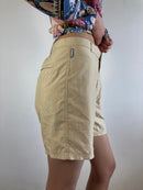 Shorts Vintage Reebok Beige Casual Sport Minimal Summer – M