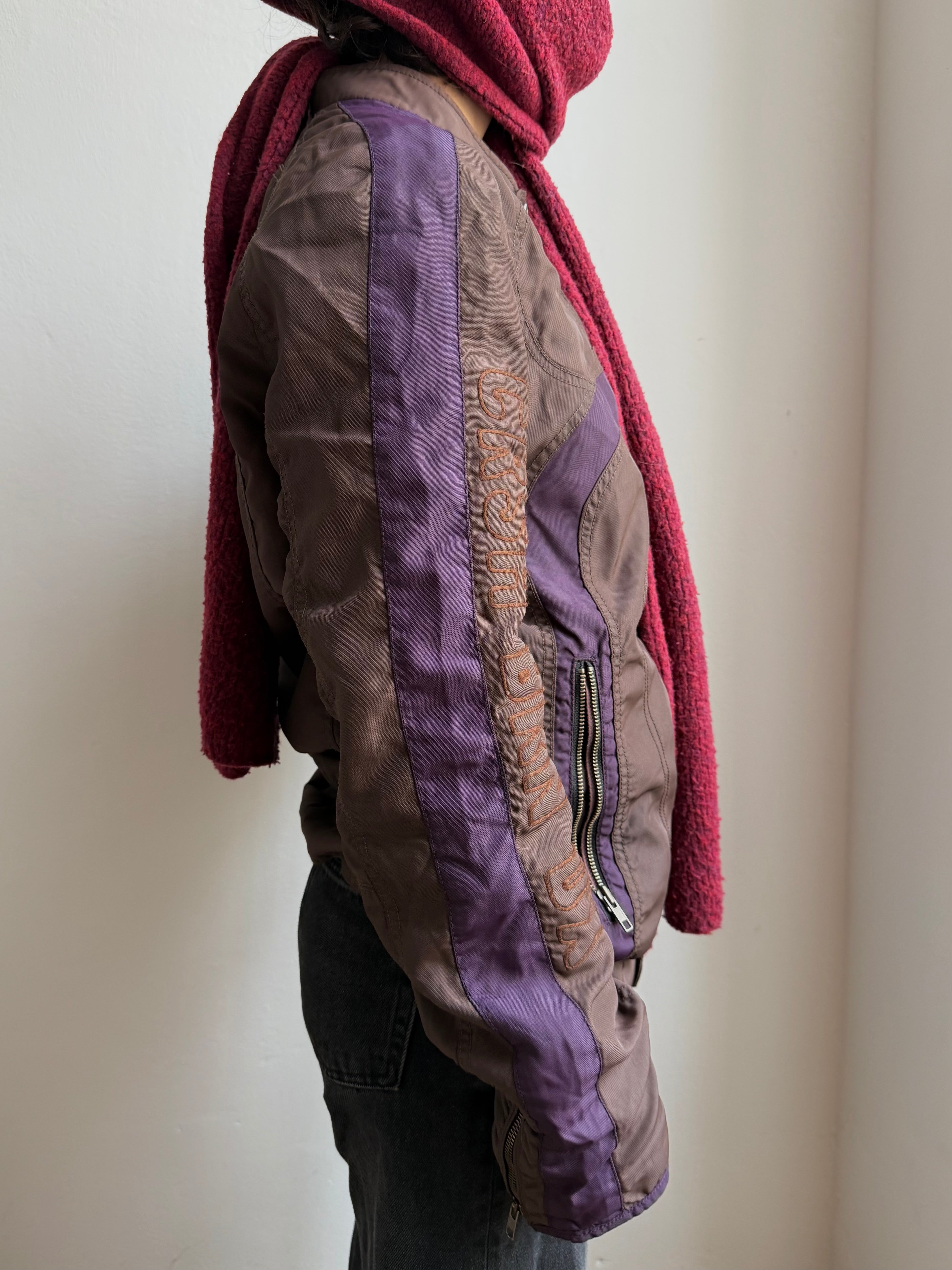 Diesel Jacket Brown and Purple Unisex - M