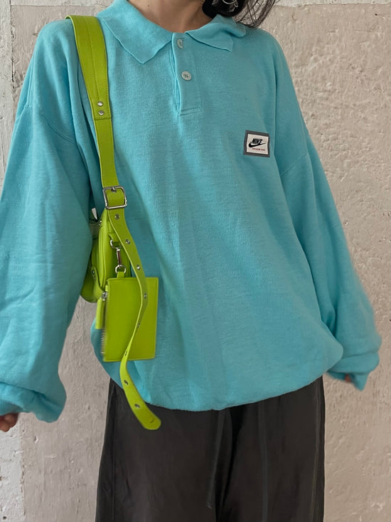 Vintage Nike Longsleeve Front Logo Cotton Blend Unisex – XL